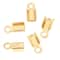 9.5mm Gold Folding End Crimps, 56ct. by Bead Landing&#x2122;